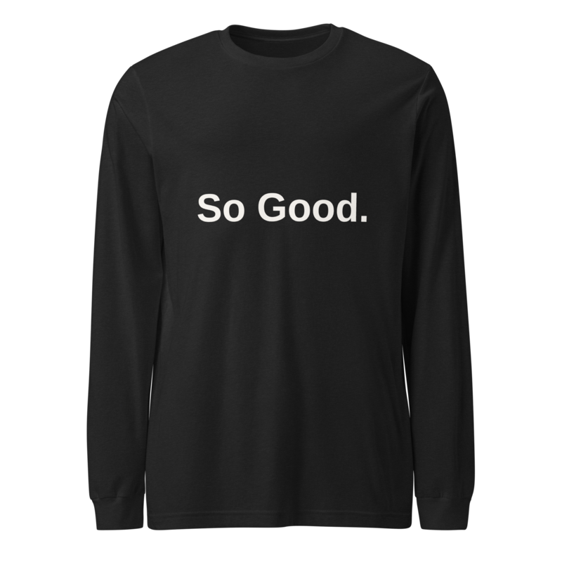 So Good — Long-Sleeve Movement (Black)