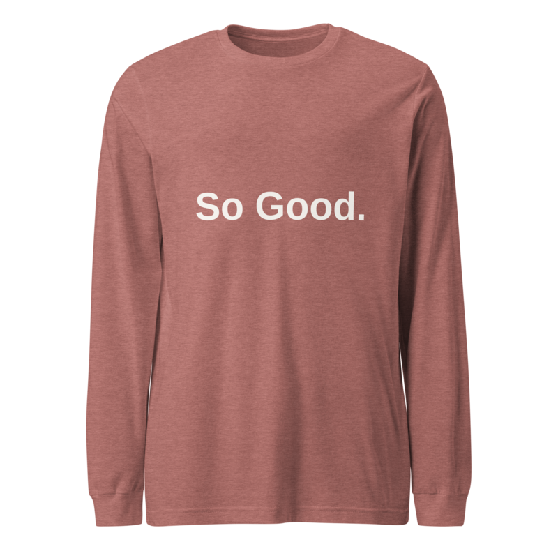 So Good — Long-Sleeve Movement (Heather Mauve)