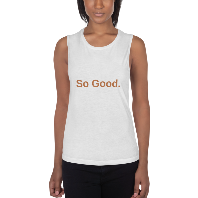 So Good — Sunset Tank (White)